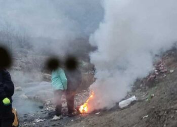 Полицијата ќе поднесе кривична пријава за тројца млади струмичани кои вчера кај Тркања гореле кабли загрозувајќи ја животната средина