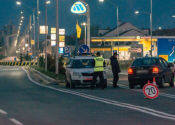Во акциска контрола на СВР Струмица во регионот, 26 возачи во струмичко ја пречекориле брзината