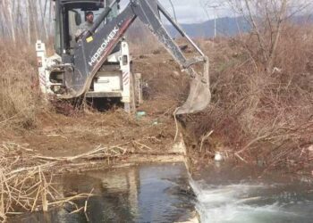Општина Василево се подготвува за Водици – се чистат речните корита каде ќе се врши осветување на водите и фрлање на крстот