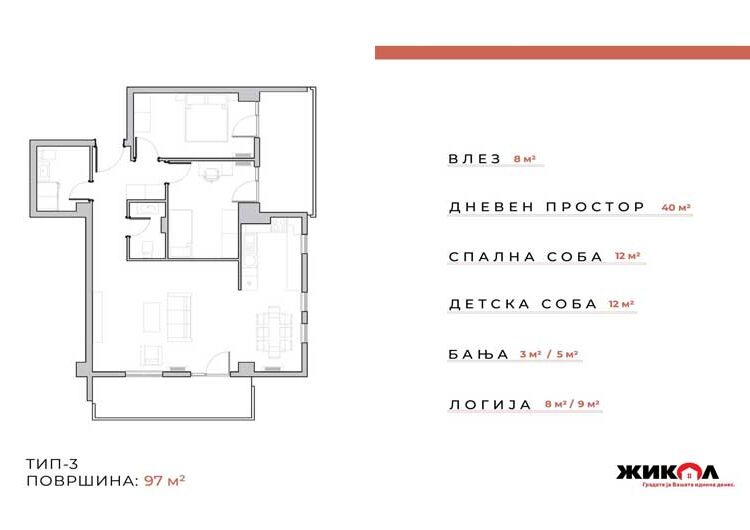 Нова станбена зграда на ЖИКОЛ во населба Карпош во Струмица