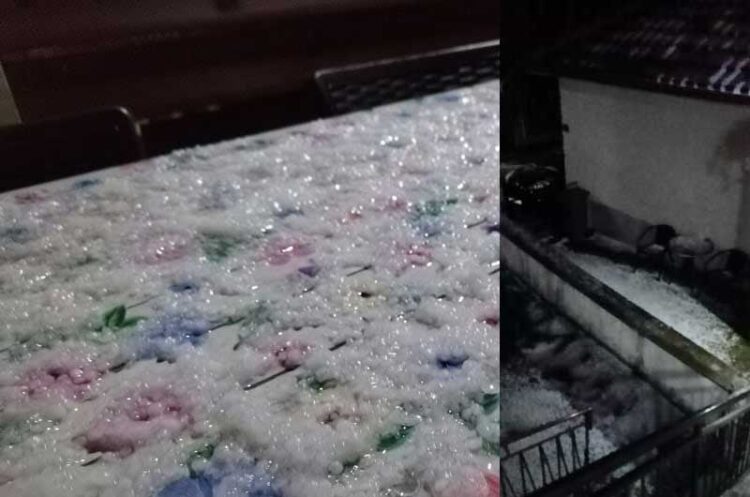 Невреме со град ја зафати Струмица и струмичко