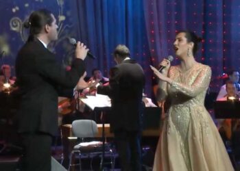 ВИДЕО: Струмичанката Јаворка Витанова пееше на големата сцена во Кремљ палатата во Москва