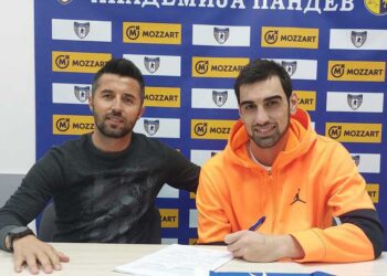 Микеил Ергемлидзе во нападот на „Академија Пандев“