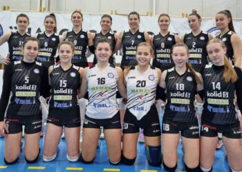 Девојките на „Наковски Волеј“ во Ф4 турнирот од Купот на Македонија по победата над „УГД Младост“ Штип