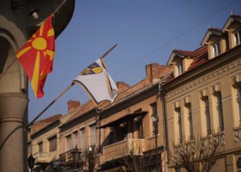 Знамињата на зградата на Општина Струмица и општинските институции се на половина копје како израз на солидарност и почит