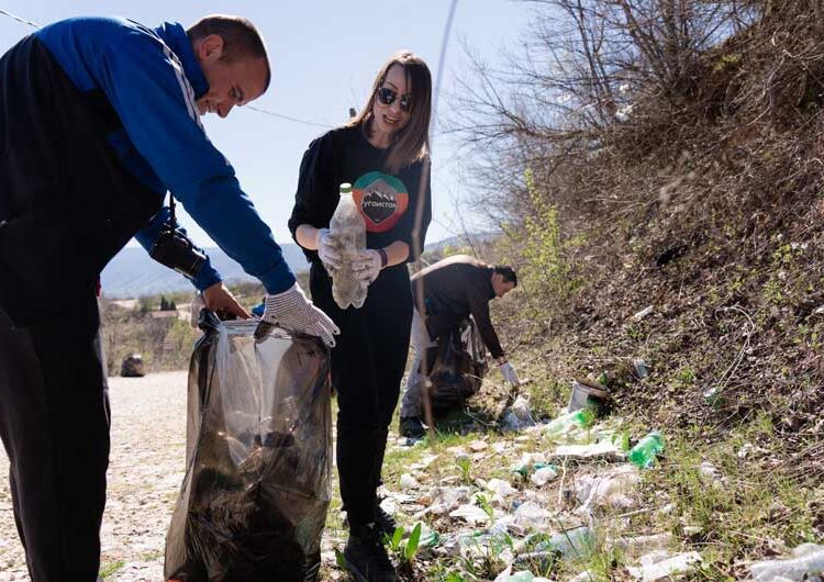 Се исчисти ѓубрето од ридовите и излетничките места во струмичкиот регион – акција на екоактивистите со поддршка на општините