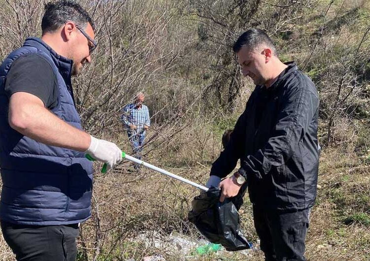 Се исчисти ѓубрето од ридовите и излетничките места во струмичкиот регион – акција на екоактивистите со поддршка на општините