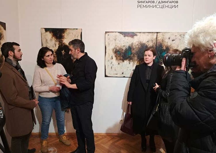 Поставена изложба на Марјан Ѕингаров во КИЦ на Македонија во Софија