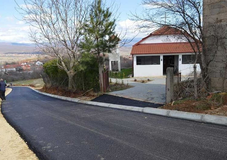 Во Радичево се асфалтира улицата кон црквата „Св. Илија“