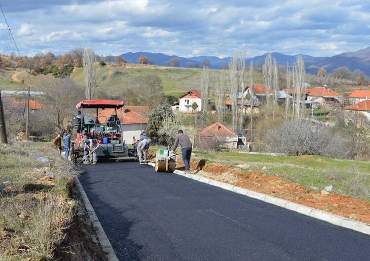 Во Радичево се асфалтира улицата кон црквата „Св. Илија“