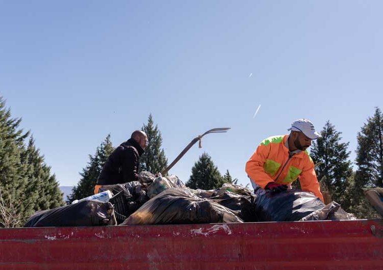 Се исчисти ѓубрето од ридовите и излетничките места во струмичкиот регион – акција на екоактивистите со поддршка на општините