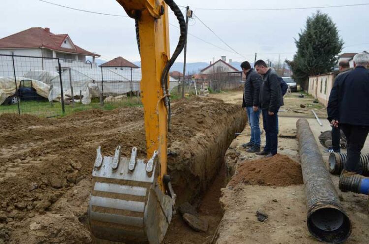 Василево ќе има фекална канализација – почна да се гради крак од 753 метри