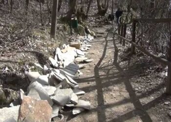 Општина Ново Село ја започна реконструкцијата на постоечките патеки што водат до Колешинскиот водопад