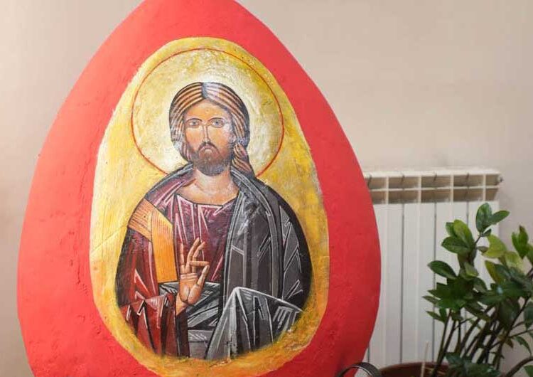 Градоначалникот Костадинов си доби големо Велигденско јајце од ученици во „Видое Подгорец“