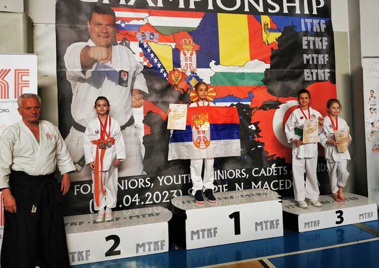 Карате клубот „Шихан“ од Струмица со златни, сребрени и бронзени медали на Балканскиот шампионат во традиционално карате