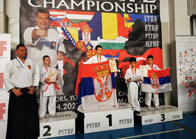 Карате клубот „Шихан“ од Струмица со златни, сребрени и бронзени медали на Балканскиот шампионат во традиционално карате