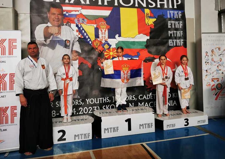 Карате клубот „Шихан“ од Струмица со златни, сребрени и бронзени медали на Балканскиот шампионат во традиционално карате