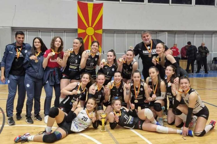 Младинките на ОК „Наковски Волеј“ шампионки на Македонија