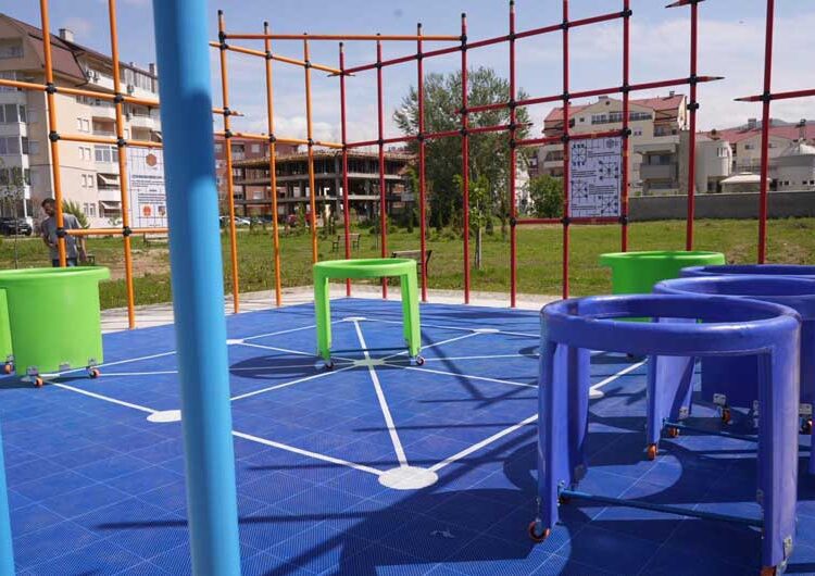 Детски иновативен и инклузивен простор за игра „FREE CAGE“ наменет за деца и млади со посебни потреби