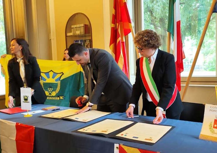 Општина Василево се збратими со општина Понтенуре во Италија