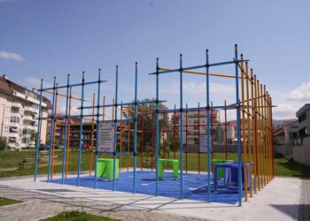 Детски иновативен и инклузивен простор за игра „FREE CAGE“ наменет за деца и млади со посебни потреби