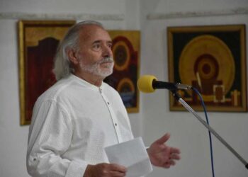 Светски познатиот диригент, ликовниот уметник Запро Запров постави изложба пред своите струмичани