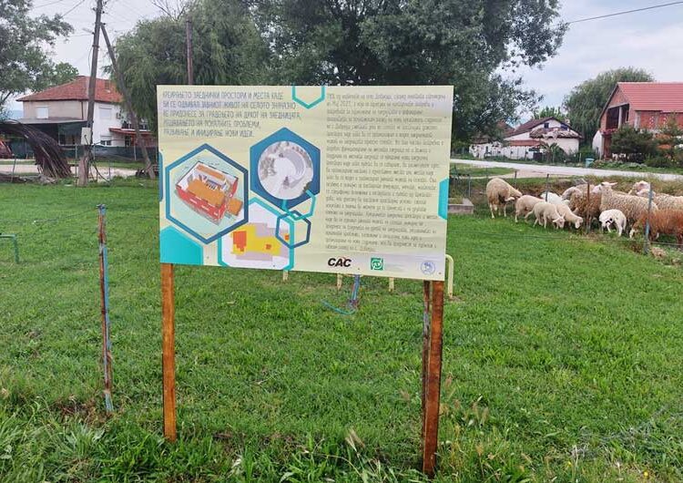 Поставени табли со идејни решенија на приоритетите на жителите од село Добрејци