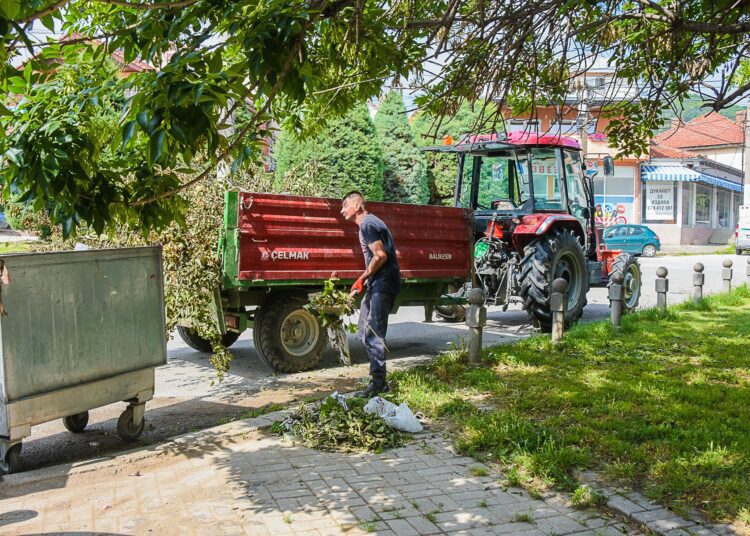 „Комуналци“ во вчерашната акција собраа над 12 трактори кабаст отпад од жителите на Карпош маало и Чифликот