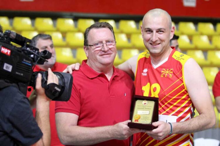 Васе Михаилов по 100-ти пат во дресот на Македонија