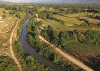 Поради обилните врмнежи зголемен е водостојот на реката Струмица