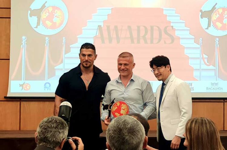 Зоран Спасов од Струмица во Куќата на славните во Лисабон го доби признанието „Велемајстор на годината“