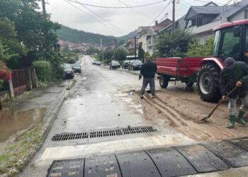 Дури 64 л/м² дожд наврнало вчера во Струмица за само еден час