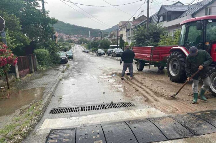 Дури 64 л/м² дожд наврнало вчера во Струмица за само еден час