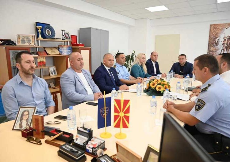 Директорот на Бирото за јавна безбедност Сашо Тасевски во посета на СВР Струмица