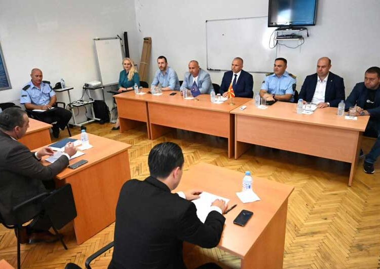 Директорот на Бирото за јавна безбедност Сашо Тасевски во посета на СВР Струмица