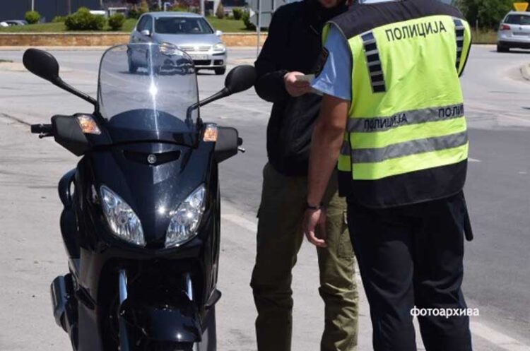 Во акциска контрола СВР Струмица казни 26 мотоциклисти
