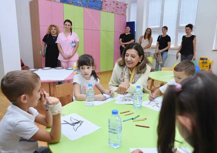 По две години од изградбата пуштена во употреба Детската градинка во Босилово