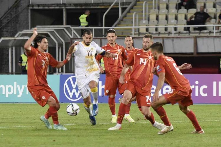 А репрезентациите на Македонија и Ерменија ќе одиграат натпревар на стадионот „Благој Истатов“ во Струмица