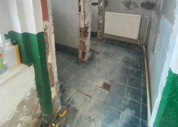 Се реновираат тоалетите во ООУ „Атанас Нивичански“ во Нова Маала