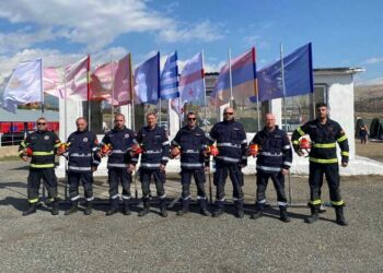 Пожарникари – спасители од Противпожарната единица на Струмица учествуваат на меѓународна вежба во Ерменија