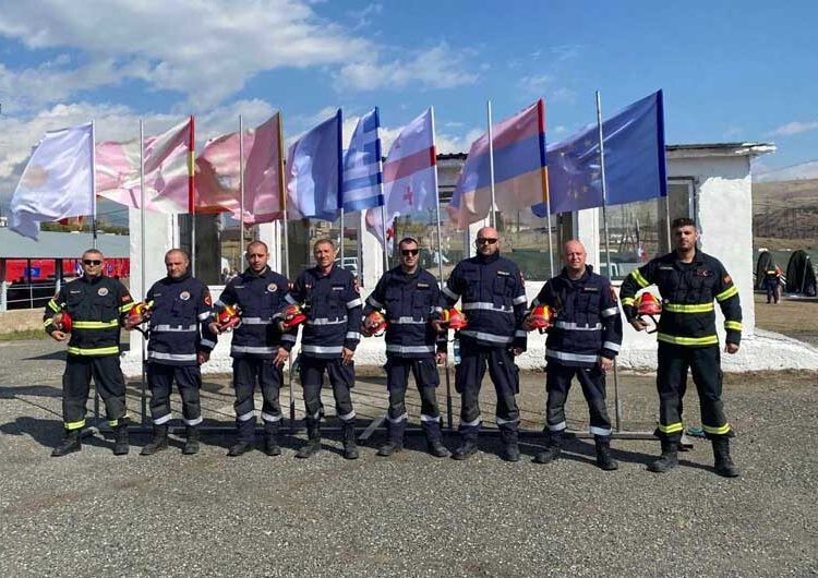 Пожарникари – спасители од Противпожарната единица на Струмица учествуваат на меѓународна вежба во Ерменија