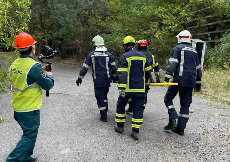Пожарникари – спасители од Противпожарната единица на Струмица учествуваат на меѓународна вежба во Ерменија
