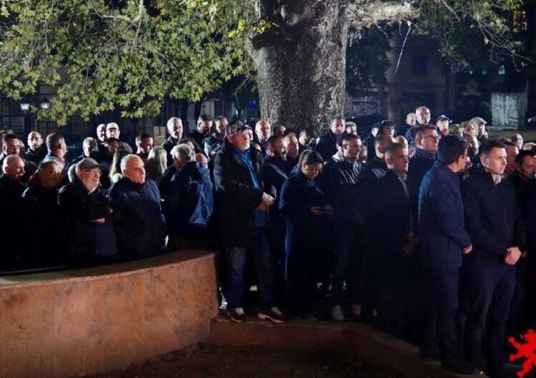 Лидерот на ВМРО-ДПМНЕ, Христијан Мицкоски имаше средби со жители на Струмица и Банско