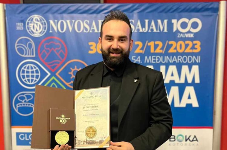 Струмичкиот Bu Coffee House со златен медал на Новосадскиот саем