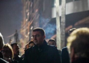 Лидерот на ВМРО-ДПМНЕ, Христијан Мицкоски имаше средби со жители на Струмица и Банско