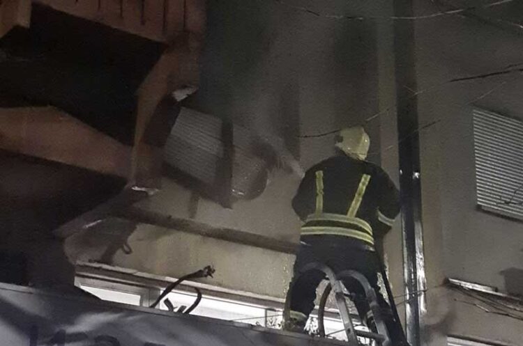 Пожар во центарот на Струмица – гореше стан на улицата „Васил Сурчев“