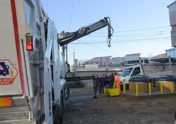 Ставени во функција подземните контејнери на шест локации во градот Струмица