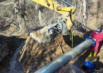 Дефектот на водоводната мрежа од браната „Иловица“ е саниран – до вечерва нормализирање на водоснабдувањето