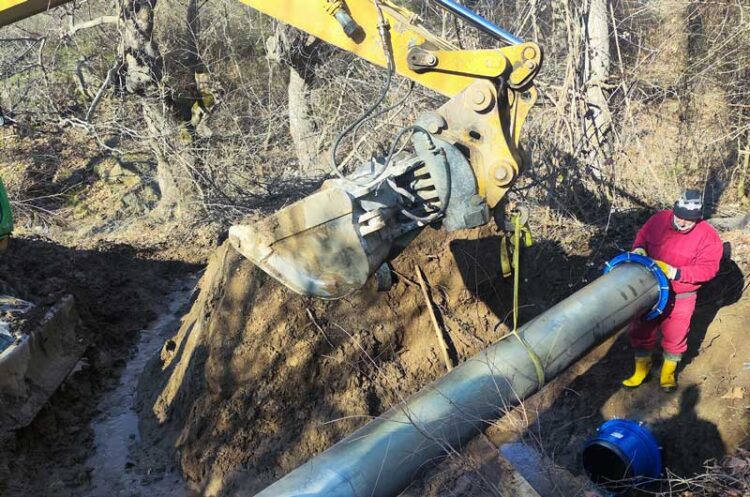 Дефектот на водоводната мрежа од браната „Иловица“ е саниран – до вечерва нормализирање на водоснабдувањето