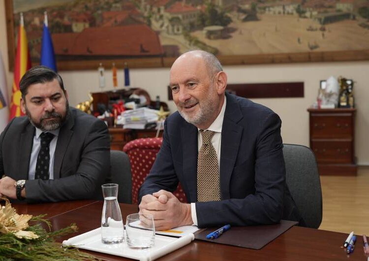 Амбасадорот на Делегацијата на ЕУ во Македонија Дејвид Гир во посета на Струмица